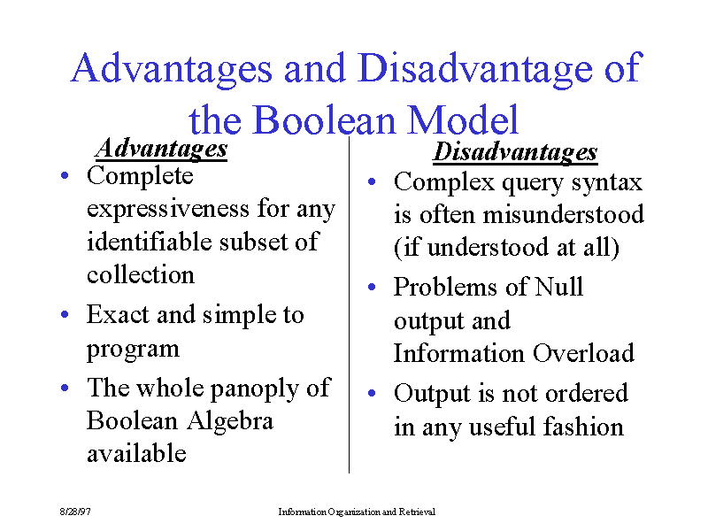 boolean model