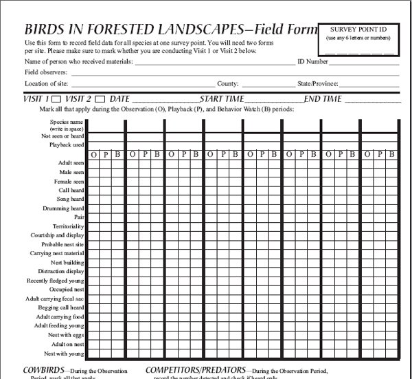 Survey form - BFL form