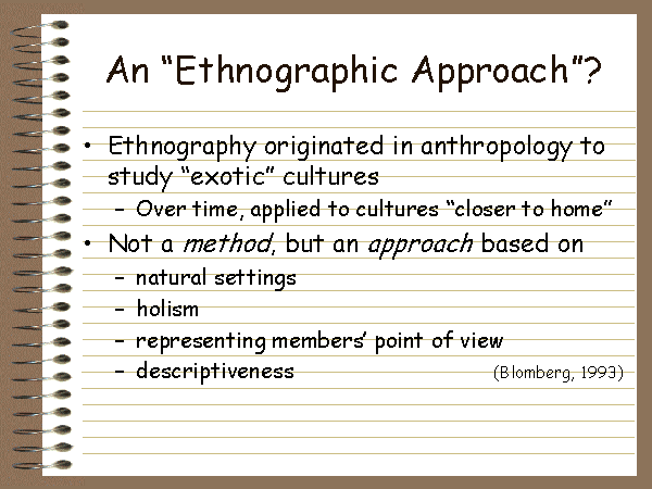 ethnographic dissertation