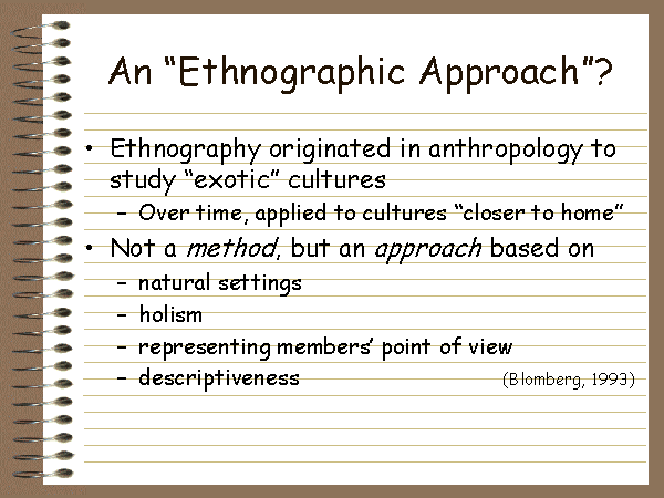 An Ethnographic Approach   Img005 