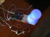 LEDs controlled with pots