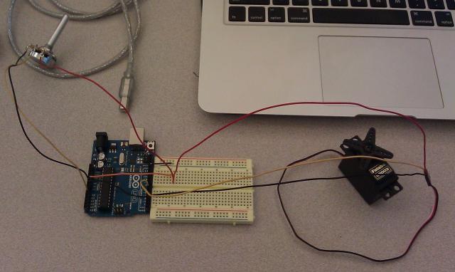 part 1 - Pot controls Servo Motor