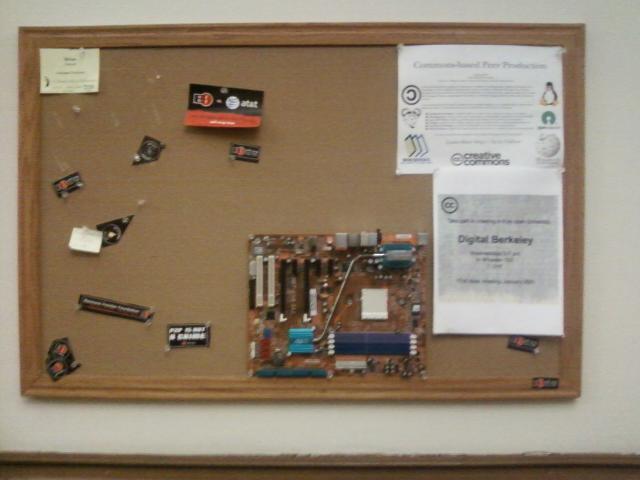 Motherboard on display