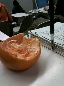 Grapefruit Bowl and Pen Rest