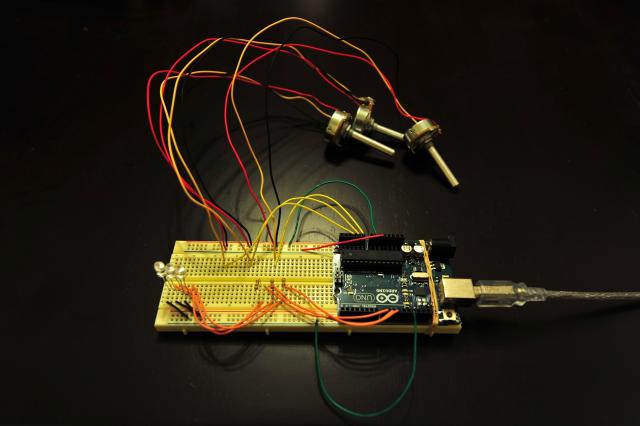 Circuit with Three Potentiometers