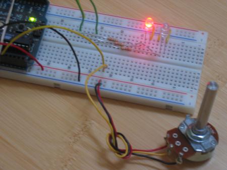 Mapping - Single color display as a result of slow blinking